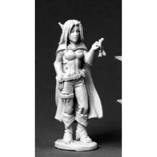 Reaper Miniatures Valloa, Female Elf Thief #03566 Dark Heaven Unpainted Metal - Your Source for Gaming Essentials Online