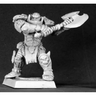 Reaper Miniatures Varaug, Orc Warlord (Alternate Sculpt) #14536 Reven Unpainted - Your Source for Gaming Essentials New