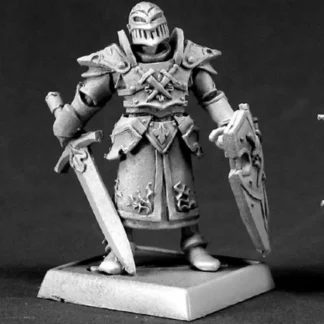 Reaper Miniatures Vernone, Ivy Crown Captain #14508 Crusaders Unpainted D&D Mini - Your Source for Gaming Essentials Cheap