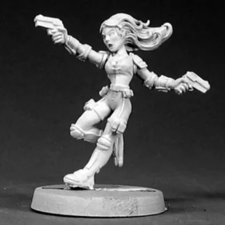 Reaper Miniatures Veronica Blaze, Agent of G.U.A.R.D. #50007 Chronoscope Figure - Your Source for Gaming Essentials Clearance