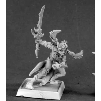 Reaper Miniatures Vysa, Darkspawn Captain #14538 Darkspawn Unpainted D&D Mini - Your Source for Gaming Essentials Clearance