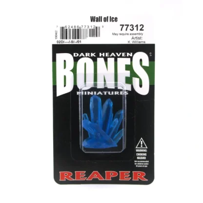 Reaper Miniatures Wall Of Ice #77312 Bones Plastic D&D RPG Mini Figure - Your Source for Gaming Essentials Clearance