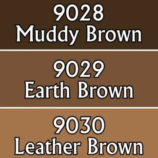 Reaper Miniatures Warm Deep Browns #09710 Master Series Triads 3 Pack .5oz Paint - Your Source for Gaming Essentials Hot