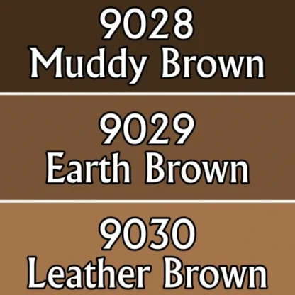 Reaper Miniatures Warm Deep Browns #09710 Master Series Triads 3 Pack .5oz Paint - Your Source for Gaming Essentials Hot