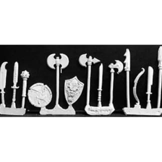 Reaper Miniatures Weapons Pack I (13) #02189 Dark Heaven Legends Unpainted Metal - Your Source for Gaming Essentials Store