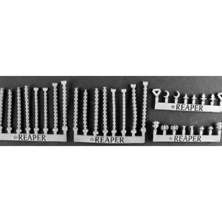 Reaper Miniatures Weapons Pack V-Spiked Chains 03076 (32 Pieces) Unpainted Mini - Your Source for Gaming Essentials Cheap