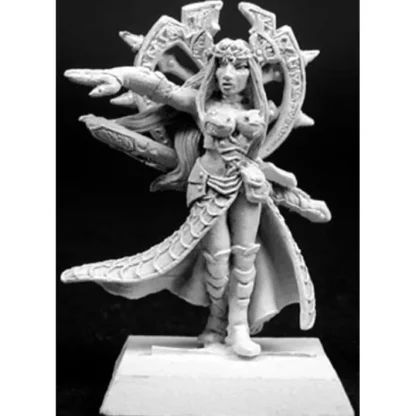 Reaper Miniatures Witch Queen, Darkspawn Warlord #14065 Darkspawn Unpainted Mini - Your Source for Gaming Essentials Shop
