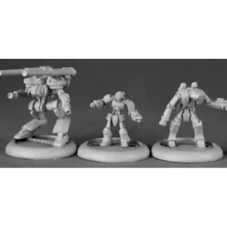 Reaper Miniatures XAIRobots (3) #50164 Chronoscope Metal D&D RPG Mini Figure - Your Source for Gaming Essentials Best