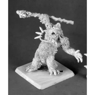 Reaper Miniatures Yeti Shaman, Icstd #14574 Icingstead Unpainted RPG Mini Figure - Your Source for Gaming Essentials Fashion