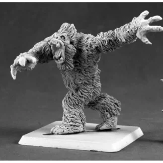 Reaper Miniatures Yeti Warrior #14612 Icingstead Unpainted RPG D&D Mini Figure - Your Source for Gaming Essentials Shop