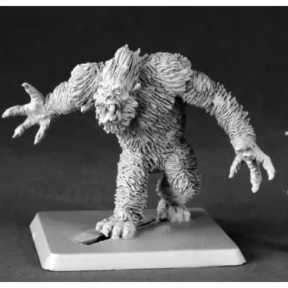 Reaper Miniatures Yeti Warrior #14582 Icingstead Unpainted RPG D&D Mini Figure - Your Source for Gaming Essentials Best