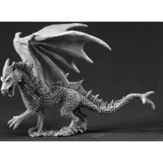 Reaper Miniatures Young Ice Dragon #03338 Dark Heaven Legends Unpainted Metal - Your Source for Gaming Essentials Outlet