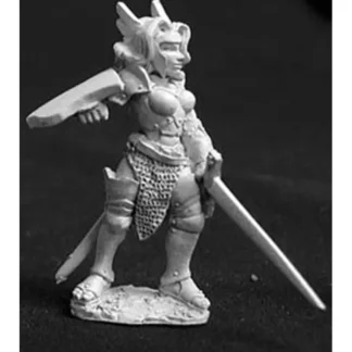 Reaper Miniatures Yvonne, Warmaiden #02573 Dark Heaven Legends Unpainted Metal - Your Source for Gaming Essentials Sale