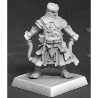 Reaper Miniatures Zadim Iconic Slayer #60179 Pathfinder Unpainted Figure - Your Source for Gaming Essentials Outlet