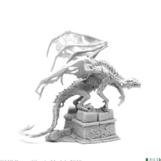 Reaper Miniatures Zombie Dragon #77466 Bones Unpainted Gray Plastic Mini Figure - Your Source for Gaming Essentials Shop