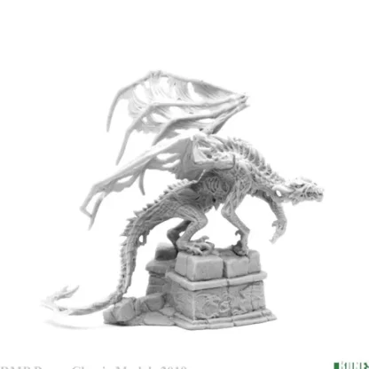 Reaper Miniatures Zombie Dragon #77466 Bones Unpainted Gray Plastic Mini Figure - Your Source for Gaming Essentials Shop