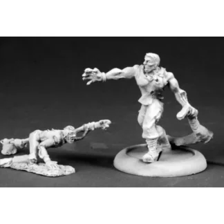 Reaper Miniatures Zombies (2) #50296 Chronoscope Metal D&D RPG Mini Figure - Your Source for Gaming Essentials Cheap