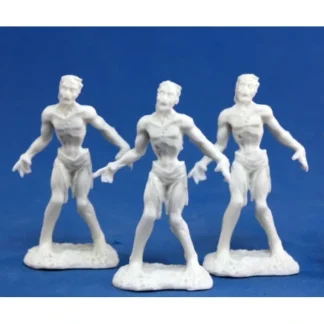 Reaper Miniatures Zombies (3 Pieces) #77053 Bones Unpainted RPG D&D Mini Figure - Your Source for Gaming Essentials Fashion