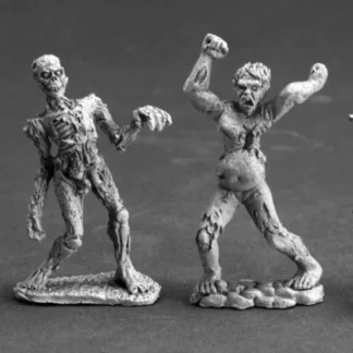 Reaper Miniatures Zombies (2 Pieces) #03620 Dark Heaven Legends Unpainted Metal - Your Source for Gaming Essentials Discount