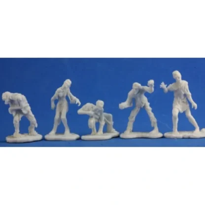 Reaper Miniatures Zombies! (5) #77342 Bones Plastic D&D RPG Mini Figure - Your Source for Gaming Essentials Sale