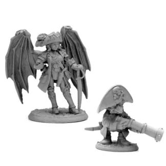 ReaperCon 2020 Pirate Sophie and Despicatus #04037 (#01668) Unpainted Figures - Your Source for Gaming Essentials Sale