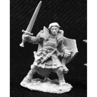 Rhaegar, Male Fighter #03804 Dark Heaven Legends Unpainted Metal Figure - Your Source for Gaming Essentials Store
