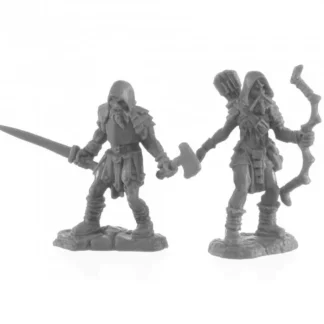 Rune Wight Hunters #44142 Bones Black Unpainted Plastic Figures - Your Source for Gaming Essentials Store