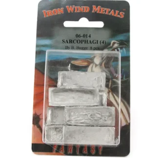 Sarcophagi (4) 2 Empty, 1 Occup, 1 w/ Treasure #06-014 Classic Ral Partha Figure - Your Source for Gaming Essentials Sale