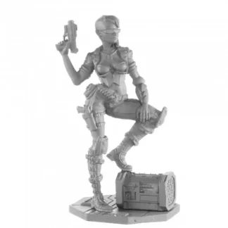 Scarlet, Cyberist Dustrunner #50356 Large Unpainted Metal Figure (75mm Scale) - Your Source for Gaming Essentials Hot