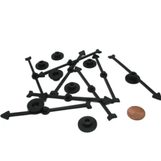 Set of 8, 4 Inch Snap Together Spinners Board Game Playing Piece Spin - Your Source for Gaming Essentials New