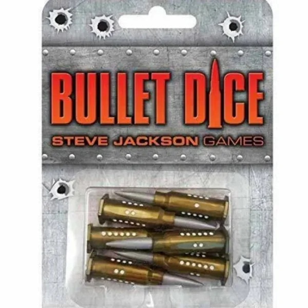 Set of 6 D6 Bullet Dice - Your Source for Gaming Essentials Discount