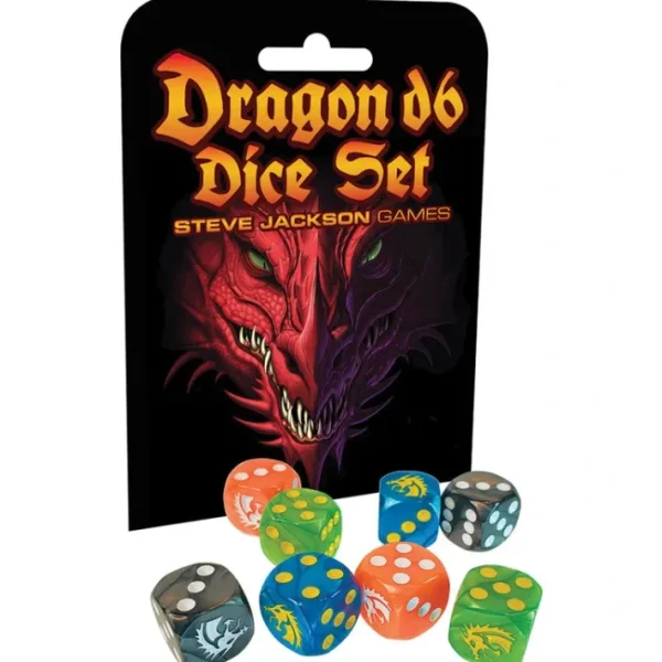 Set of 8 D6 Dragon Dice Set - Your Source for Gaming Essentials Cheap