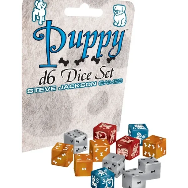 Set of 12 D6 16mm Puppy Dice - Your Source for Gaming Essentials Best