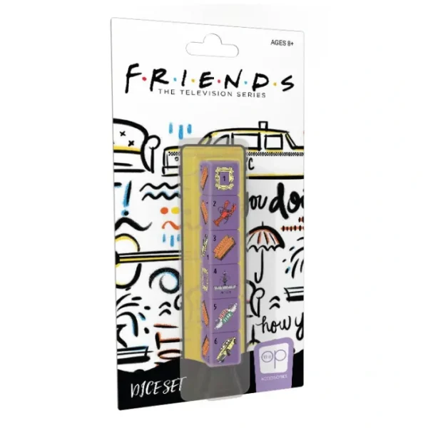 Set of 6 D6 Pop Culture Dice - Friends - Your Source for Gaming Essentials Best Sale
