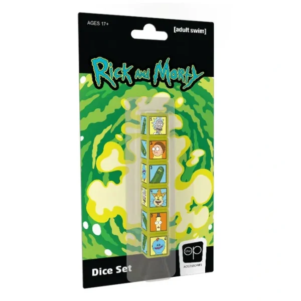 Set of 6 D6 Pop Culture Dice - Rick and Morty - Your Source for Gaming Essentials Best Sale
