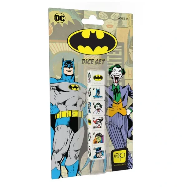 Set of 6 D6 Pop Culture Dice - Batman - Your Source for Gaming Essentials Discount