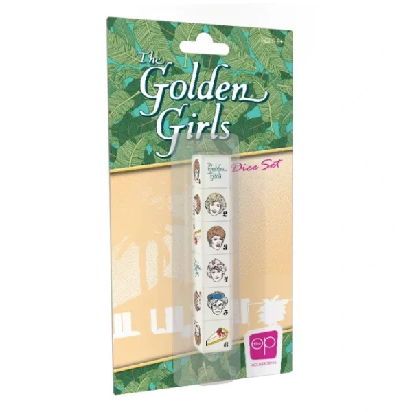 Set of 6 D6 Pop Culture Dice - The Golden Girls - Your Source for Gaming Essentials New