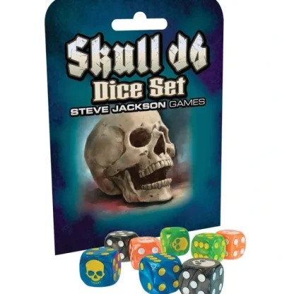 Set of 8 D6 Skull Dice Set - Your Source for Gaming Essentials Online