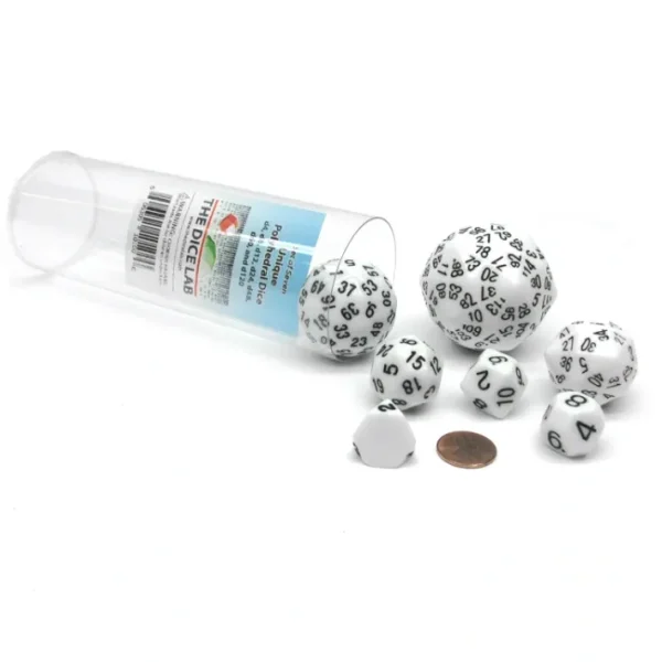 Set of 7 Unique Polyhedral Dice: D4 D8 D12 D24 D48 D60 D120 - Choose Your Color - Your Source for Gaming Essentials Best Sale