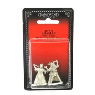 Shaman Male and Female #20-574 Shadowrun RPG Metal Ral Partha Figure - Your Source for Gaming Essentials Flash Sale
