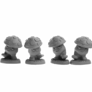 Shroomies (4) #30072 Reaper Legends: Bones USA Unpainted Plastic Figures - Your Source for Gaming Essentials Cheap