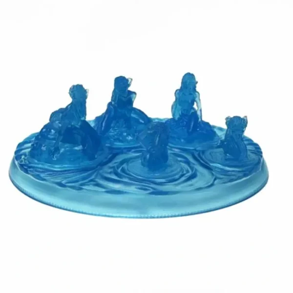 Song of the Sirens #44159 Bones Black Unpainted Translucent Blue Plastic Figures - Your Source for Gaming Essentials Discount