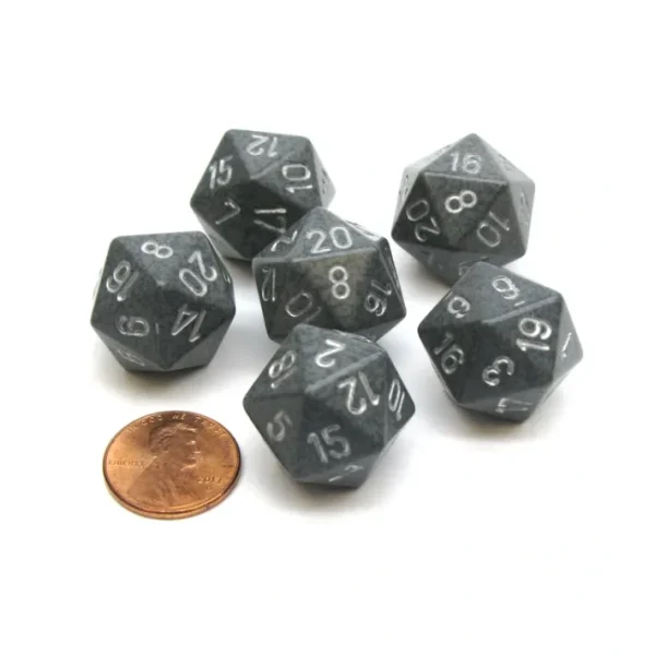 Speckled 20 Sided D20 Chessex Dice, 6 Pieces - Hi-Tech - Your Source for Gaming Essentials Sale