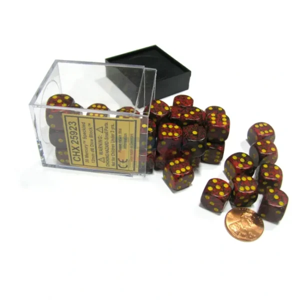 Speckled 12mm D6 Chessex Dice Block (36 Dice) - Mercury - Your Source for Gaming Essentials Flash Sale