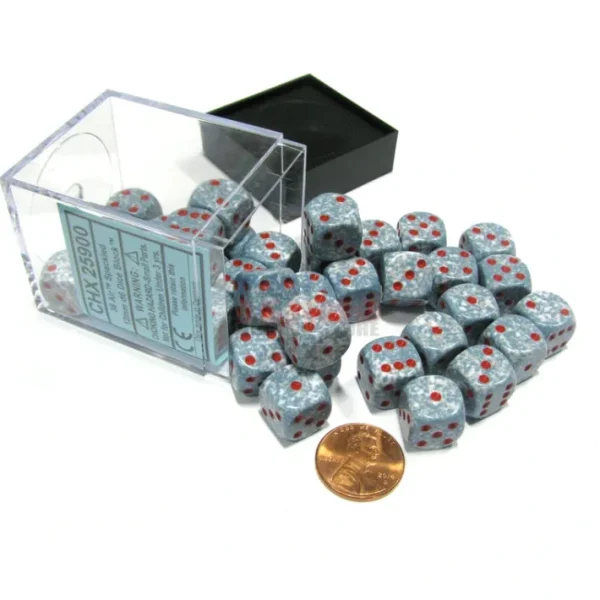 Speckled 12mm D6 Chessex Dice Block (36 Dice) - Air - Your Source for Gaming Essentials Fashion