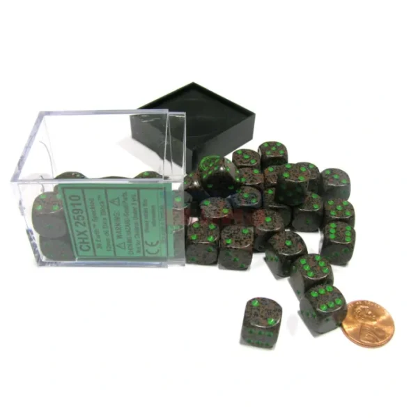 Speckled 12mm D6 Chessex Dice Block (36 Dice) - Earth - Your Source for Gaming Essentials Store