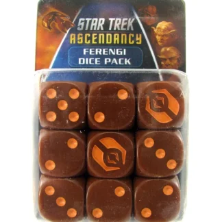 Star Trek Ascendancy: Ferengi Dice Set (9 Dice) - Your Source for Gaming Essentials Store