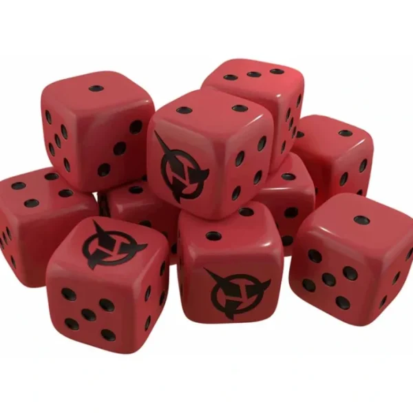 Star Trek Ascendancy: Klingon Dice Set (10 Dice) - Your Source for Gaming Essentials Outlet