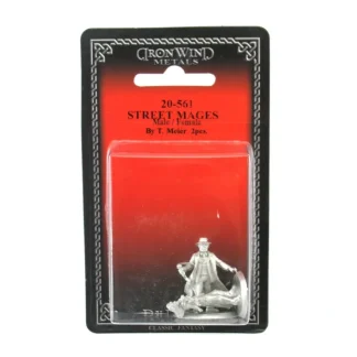 Street Mages Male and Female #20-561 Shadowrun RPG Metal Ral Partha Figure - Your Source for Gaming Essentials New