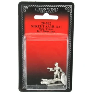 Street Samurai Male and Female #20-562 Shadowrun RPG Metal Ral Partha Figure - Your Source for Gaming Essentials Outlet